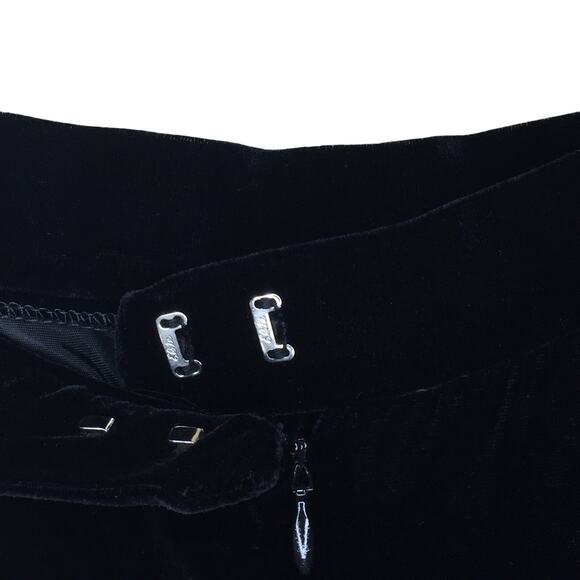 vintage 80s black velvet gothic victorian skirt set - Picture 7 of 10